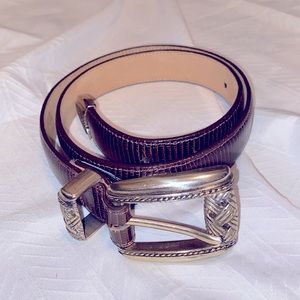 Brighton vintage leather belt size 33.5”